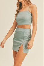 Load image into Gallery viewer, Salty Kisses Crop Top Mini Skirt Set