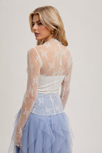 Load image into Gallery viewer, Lacys Floral Mesh Top