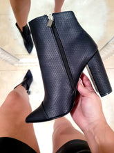 Load image into Gallery viewer, Bite Me Faux Snake Booties