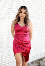 Load image into Gallery viewer, Say Yes Satin Midi Dress