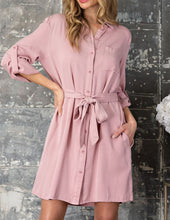 Load image into Gallery viewer, Seize The Day Shirt Dress