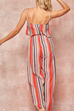 Load image into Gallery viewer, Stripe Print Jumpsuit