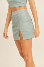Load image into Gallery viewer, Salty Kisses Crop Top Mini Skirt Set