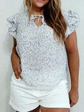 Load image into Gallery viewer, Happy In Floral Short Sleeve Blouse