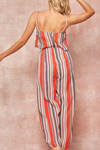 Load image into Gallery viewer, Stripe Print Jumpsuit